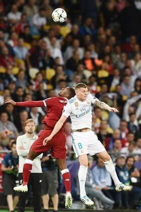 Mg Kiev (Ucraina) 26 05 2018 - finale Champions League Real Madrid-Liverpool foto Matteo Gribaudi Image nella foto: Georginio Wijnaldum-Toni Kroos 