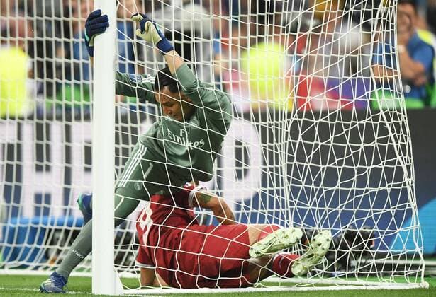 Fußball, CL Finale, Real Madrid - FC Liverpool 2018.05.26 Kijow Kiev Pilka nozna Liga Mistrzow Final Sezon 2017 2018 Real Madryt - Liverpool FC N z Keylor Navas Sadio Mane gol bramka radosc 1-1 Foto Rafal Oleksiewicz PressFocus 2018.05.26 Kijow Kiev Football Champions League Final Season 2017 2018 Keylor Navas Sadio Mane gol bramka radosc 1-1 Credit: Rafal Oleksiewicz PressFocus NEWSPIX.PL --- Newspix.pl  20180526PF_RO0123