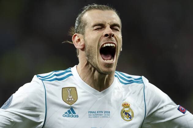 Bilder des Tages - SPORT Fußball, CL Finale, Real Madrid - FC Liverpool (L-R) Gareth Bale of Real Madrid during the UEFA Champions League final between Real Madrid and Liverpool on May 26, 2018 at NSC Olimpiyskiy Stadium in Kyiv, Ukraine UEFA Champions League 2017 2018 xVIxVIxImagesx xMauricexvanxSteenxIVx 11043355