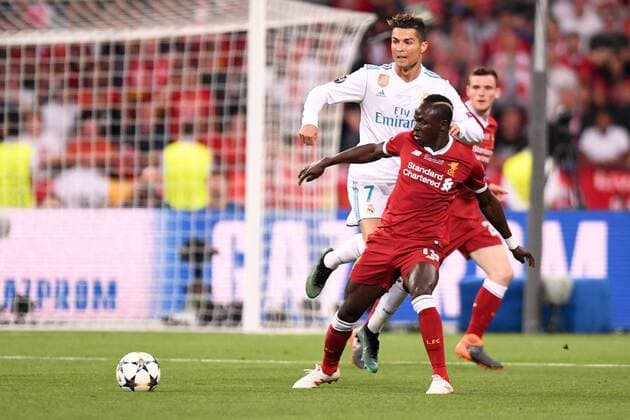 Fußball, CL Finale, Real Madrid - FC Liverpool 19 SADIO MANE (LIV) - 07 CRISTIANO RONALDO (REAL) FOOTBALL : Real Madrid vs Liverpool - Ligue des Champions - Finale - 26 05 2018 AnthonyBIBARD FEP Panoramic 
