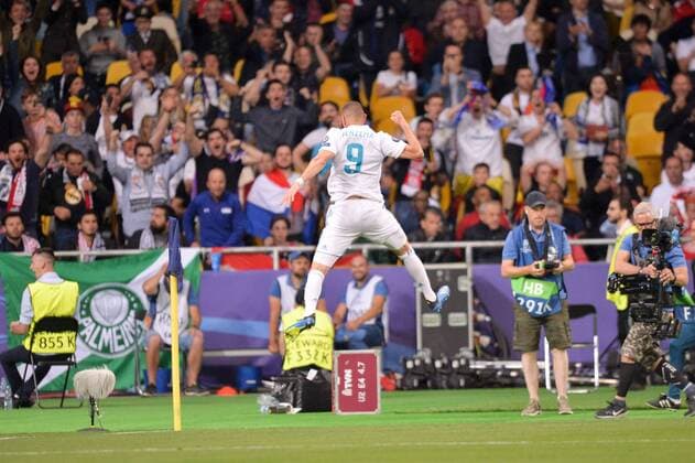 09 KARIM BENZEMA (REAL) - JOIE FOOTBALL : Real Madrid vs Liverpool - Ligue des Champions - Finale - 26 05 2018 AnthonyBIBARD FEP Panoramic 