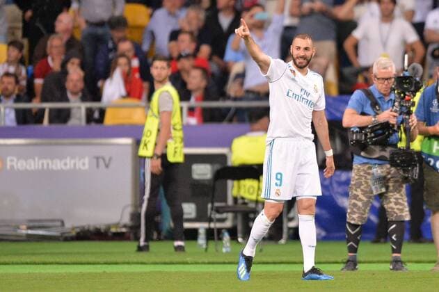 09 KARIM BENZEMA (REAL) - JOIE FOOTBALL : Real Madrid vs Liverpool - Ligue des Champions - Finale - 26 05 2018 AnthonyBIBARD FEP Panoramic 