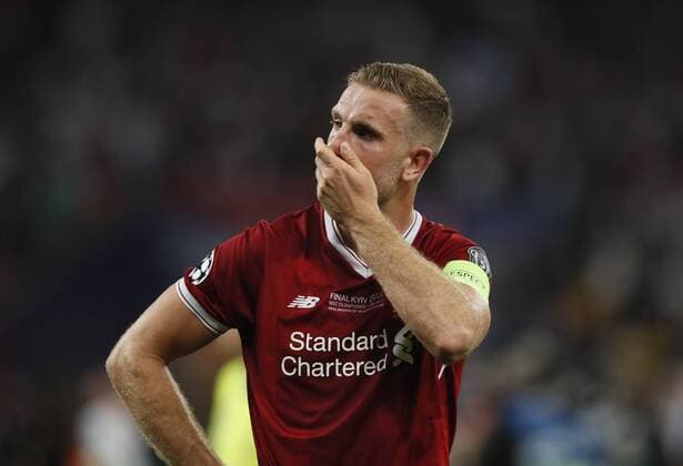 Fußball, CL Finale, Real Madrid - FC Liverpool Jordan Henderson of Liverpool devastated during the UEFA Champions League Final match at the NSK Olimpiyskiy Stadium, Kiev. Picture date 26th May 2018. Picture credit should read: David Klein Sportimage EDITORIAL USE ONLY. No use with unauthorised audio, video, data, fixture lists, club league logos or live services. Online in-match use limited to 120 images, no video emulation. No use in betting, games or single club league player publications.