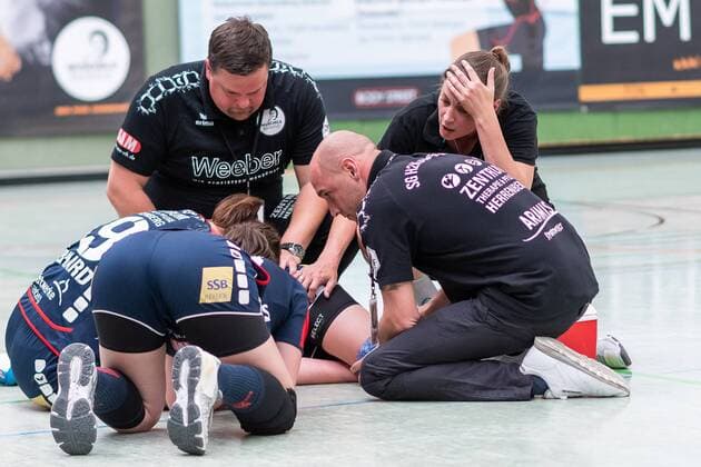 SG Kuties vs SG 09 Kirchhof Handball 2 Bundesliga Women HBF season 17 18 26 05 2018 SG H2Ku Herrenberg Kuties vs SG 09 Kirchhof Handball 2 Bundesliga Women HBF season 17 18 26 05 2018 Herrenberg Copyright: xEIBNER WolfgangxFrankx EP_WFK