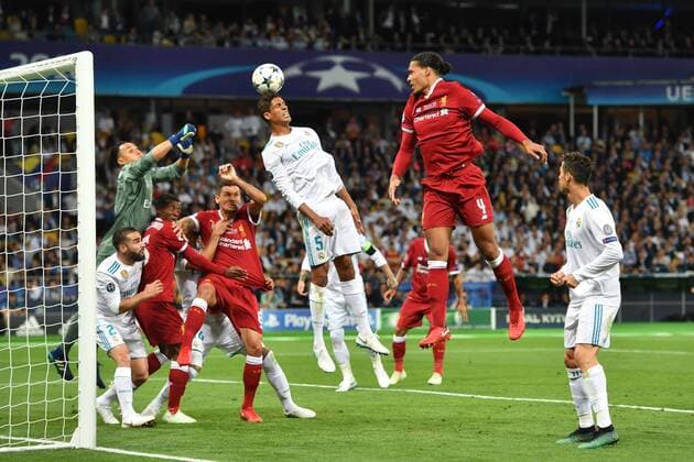 Real Madrid FK Real Madrid Action Fight Football Champions League Final 2018 Real Madrid Liverpool 3 1 Season2017 18 at 26 05 2018 Stadium NSK Olimpiyskyi