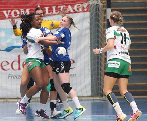 Prudence Kinlend Goeppingen Handball BL Women HSG Blomberg Lippe FRISCH AUF Goeppingen 26 05 18 Blomberg Copyright: xEibner-Pressefoto COHENx EP_EER
