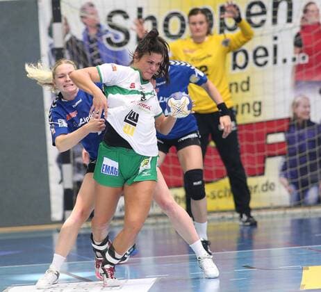 Maxime Struijs Goeppingen prevails by handball BL Women HSG Blomberg Lippe FRISCH AUF Goeppingen 26 05 18 Blomberg Copyright: xEibner-Pressefoto COHENx EP_EER