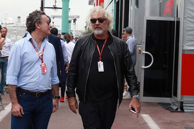 Photo4 LaPresse 27 05 2018 Monte Carlo, Monaco Grand Prix Formula One Monaco 2018 In the pic: Alejandro Agag (ESP) CEO Formula E and Flavio Briatore (ITA)  Copyright: xPhoto4 LaPressex