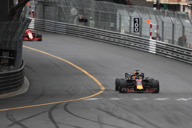 27th May 2018, Circuit de Monaco, Monaco, Monte Carlo; Monaco Formula 1 Grand Prix, race day; Aston Martin Red Bull Racing TAG Heuer, Daniel Ricciardo  ActionPlus12029695 Octane