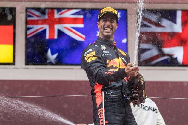 Winner Daniel Ricciardo Aston Martin Red Bull Racing Grand Prix of Monaco 2018 Race Motorsport Formula 1 27 05 2018 Grand Prix of Monaco 2018 Race Motorsport Formula 1 27 05 2018 Monte Carlo Copyright: xIllman Eibner-Pressefotox EP_Illmann