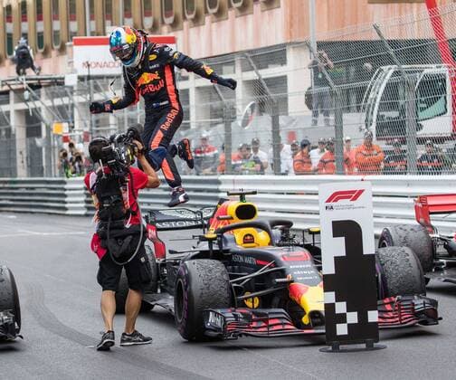 Winner Daniel Ricciardo Aston Martin Red Bull Racing Grand Prix of Monaco 2018 Race Motorsport Formula 1 27 05 2018 Grand Prix of Monaco 2018 Race Motorsport Formula 1 27 05 2018 Monte Carlo Copyright: xIllman Eibner-Pressefotox EP_Illmann