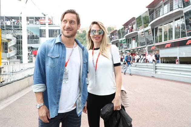 Monaco, Montecarlo 27,05,2018 Francesco Totti and Ilary Blasi at the F1 Grand Prix of Monte-Carlo in the picture: Francesco Totti and Ilary Blasi  Copyright: xManuelexMangiarottix xIPAx xManuelexMangiarottix
