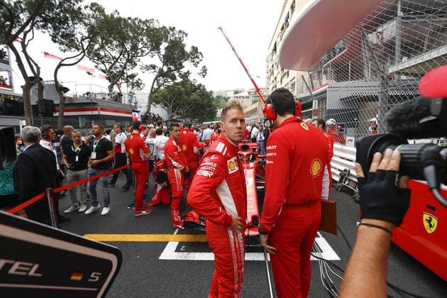 Motorsports: FIA Formula One World Championship WM Weltmeisterschaft 2018, Grand Prix of Monaco, 5 Sebastian Vettel (GER, Scuderia Ferrari), Monte Carlo Monaco
