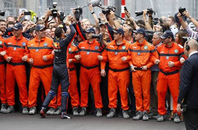 Motorsports: FIA Formula One World Championship WM Weltmeisterschaft 2018, Grand Prix of Monaco, 3 Daniel Ricciardo (AUS, Aston Martin Red Bull Racing), Monte Carlo Monaco
