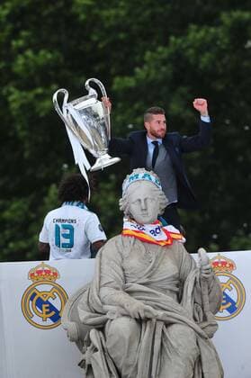 Fußball, CL-Sieger Real Madrid wird in Madrid gefeiert CELEBRACION DE LA DECIMOTERCERA CHAMPIONS DEL REAL MADRID EN CIBELES 27 05 2018  xEuropaxPressx xCELEBRACIONxDExLAxDECIMOTERCERAxCHAMPIONSxDELxREALxMADRIDxENxCIBx