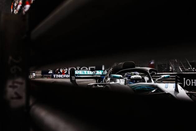 May 27, 2018 - Montecarlo, Monaco - 77 Valtteri Bottas from Finland Mercedes W09 Hybrid EQ Power+ team Mercedes GP during the Race of Monaco Formula One Grand Prix at Monaco on 27th of May, 2018 in Montecarlo, Monaco. F1 Grand Prix of Monaco  - ZUMAn230 20180527_zaa_n230_844 Copyright: xXavierxBonillax