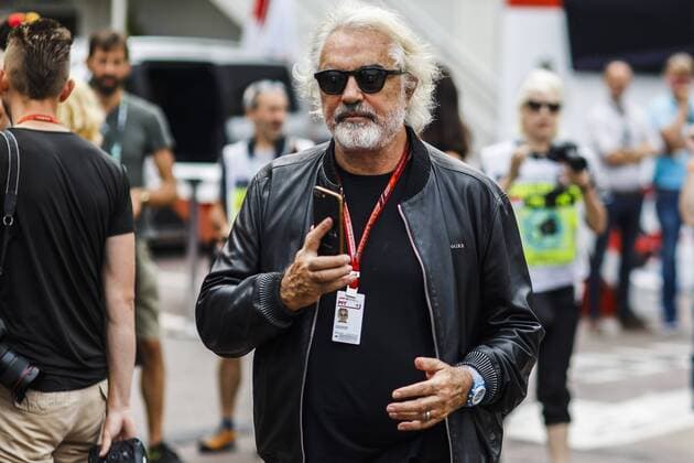 May 27, 2018 - Montecarlo, Monaco - Flavio Briatore during the Race of Monaco Formula One Grand Prix at Monaco on 27th of May, 2018 in Montecarlo, Monaco. F1 Grand Prix of Monaco  - ZUMAn230 20180527_zaa_n230_865 Copyright: xXavierxBonillax
