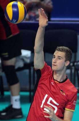 25.05.2018 Kraljevo(Serbia) Germany-Italy Nations League men s volleyball Noah Baxpöhler Germany : 