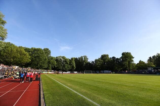 Thursday 17 05 2018 Season 2017 2018 Friendly match in the Herne Mondpalast Arena DSC Wanne Eickel BVB 09 Borussia Dortmund Backstage of the Mondpalast Arena