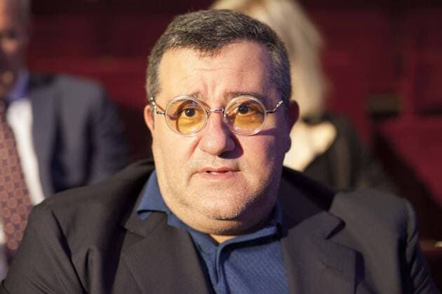 May 28, 2018 - Naples, Italy - Mino Raiola attorney Event International Award Football Leader 2018, location Hotel Royal Continetal in Naples, May 28,2018 Award Football Leader 2018  - ZUMAn230 20180528_zaa_n230_737 Copyright: xPaoloxManzox