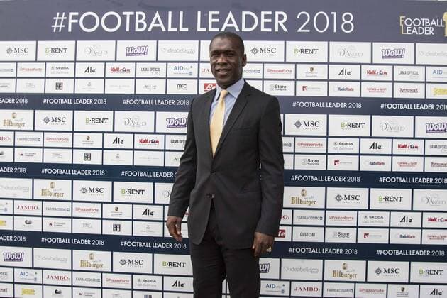May 28, 2018 - Naples, Italy - player football Seedorf Clarence Event International Award Football Leader 2018, location Hotel Royal Continetal in Naples, May 28,2018 Award Football Leader 2018  - ZUMAn230 20180528_zaa_n230_756 Copyright: xPaoloxManzox