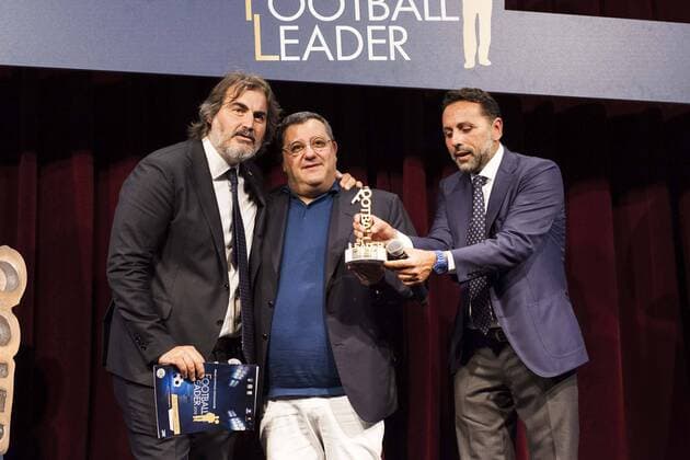 May 28, 2018 - Naples, Italy - Mino Raiola attorney Event International Award Football Leader 2018, location Hotel Royal Continetal in Naples, May 28,2018 Award Football Leader 2018  - ZUMAn230 20180528_zaa_n230_767 Copyright: xPaoloxManzox