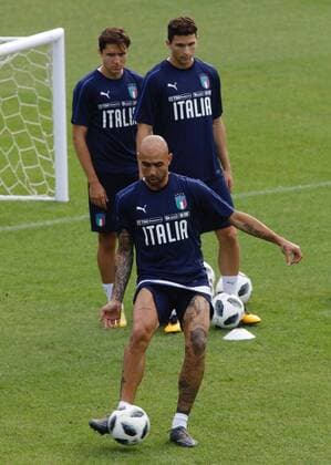 Photo Maro Bucco - LaPresseMay 30th, 2018 Coverciano - Florence, ItalySportNational A retreatIn the pic: training session for Italian Soccer Team  Copyright: xMarcoxBuccox-xLaPressex