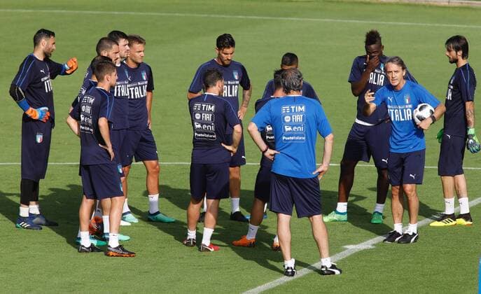 Photo Maro Bucco - LaPresseMay 30th, 2018 Coverciano - Florence, ItalySportNational A retreatIn the pic: training session for Italian Soccer Team  Copyright: xMarcoxBuccox-xLaPressex