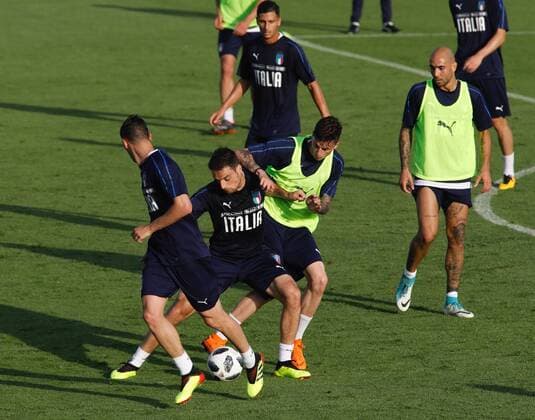 Photo Maro Bucco - LaPresseMay 30th, 2018 Coverciano - Florence, ItalySportNational A retreatIn the pic: training session for Italian Soccer Team  Copyright: xMarcoxBucco LaPressex