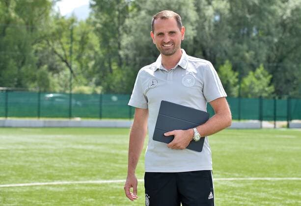 Football Media Talk U20 German national team on 30 05 2018 at the football center Rungg Eppan Jogi Chatzialexiou Sporting Director national teams xTTx