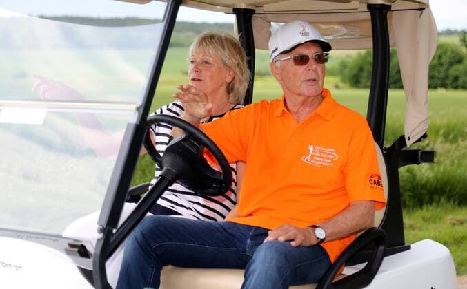 12 Thuringian Charity Open Mühlberg 01 06 2018 Mühlberg 12 Thuringian Charity Open in the picture Franz Beckenbauer