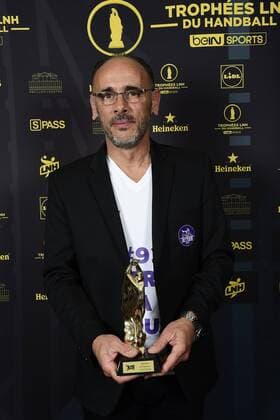 Gilles Derot - trophee du meilleur entraineur de Proligue HANDBALL : Ceremonie des trophees des champions LNH 2018 - Paris - 01 06 2018 JBAutissier Panoramic 