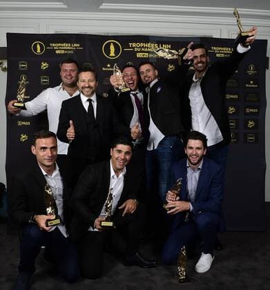 trophee equipe Type proligue HANDBALL : Ceremonie des trophees des champions LNH 2018 - Paris - 01 06 2018 JBAutissier Panoramic 