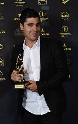 Guillaume Crepain - trophee meilleur Demi centre de proligue HANDBALL : Ceremonie des trophees des champions LNH 2018 - Paris - 01 06 2018 JBAutissier Panoramic 