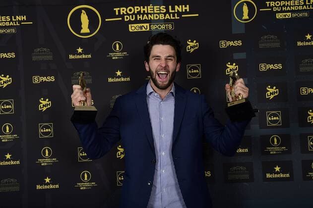 Bilder des Tages - SPORT Youenn Cardinal - trophee MVP proligue HANDBALL : Ceremonie des trophees des champions LNH 2018 - Paris - 01 06 2018 JBAutissier Panoramic 
