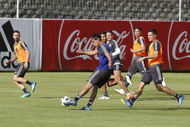 June 1 2018 EUM20180601DEP20 JPG CITY OF MEXICO SoccerFutbol Seleccion Mexicana June 1, 2018 Aspects of the training of the Mexican National Team in the High Performance Center prior to this Saturdays friendly match against the Scottish national team at the Azteca Stadium farewell game of the Mexican squad in Aztec lands before the World Cup in Russia 2018 Photo Agency UNIVERSALAgustin SalinasEELG Latin News June 1 2018  - ZUMAu78_ 20180601_zaf_u78_559 Copyright: xElxUniversalx