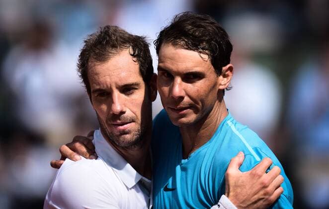 Bilder des Tages - SPORT Rafael Nadal ( Espagne ) - Richard Gasquet ( France ) TENNIS : Roland Garros 2018 - Internationaux de France - 02 06 2018 FedericoPestellini Panoramic 