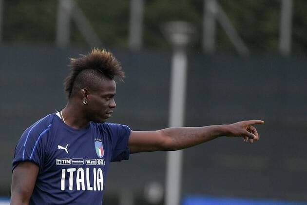 Photo Marco Alpozzi - LaPresse June 03, 2018 Vinovo (Italy) Trainig session of the Italian national football team at the Vinovo Traing Center before trying match with Nederland In the pic: Balotelli  Copyright: xMarcoxAlpozzi LaPressex