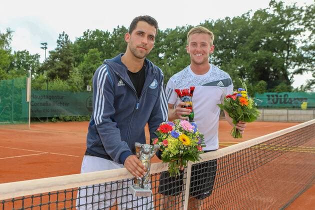 Laslo Urrutia Fuentes Association Vice Champion 2018 TC 1899 Blue White Berlin and Niclas Braun Association Champion 2018 TC 1899 Blue White Berlin Association Championships of the Ladies and Mens Final Ladies and Gentlemen Final Berlin 03 06 2018