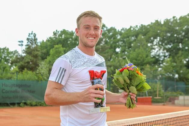 Niclas Braun Verbandmeister 2018 TC 1899 Blau Weiss Berlin Association Championships of the TVBB Women and Men Final Berlin 03 06 2018