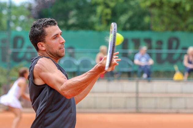 Laslo Urrutia Fuentes Verbandsvizemeister 2018 TC 1899 Blau Weiss Berlin Association Championships of the TVBB Women and Men Final Berlin 03 06 2018