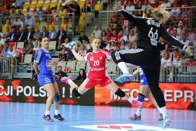 2018.06.03 Koszalin Pilka Reczna Kobiet Mecz Kwalifikacyjny EHF EURO 2018 Polska - Slowacja N z Joanna Drabik Foto Piotr Matusewicz PressFocus 2018.06.03 Koszalin Women handball Poland - Slovakia Joanna Drabik Credit: Piotr Matusewicz PressFocus NEWSPIX.PL --- Newspix.pl  20180603_PF_PM109
