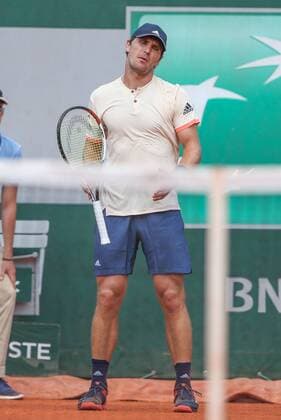 MISCHA ZVEREV GER reacts disappointed frustration emotion Copyright: xJuergenxHasenkopfx