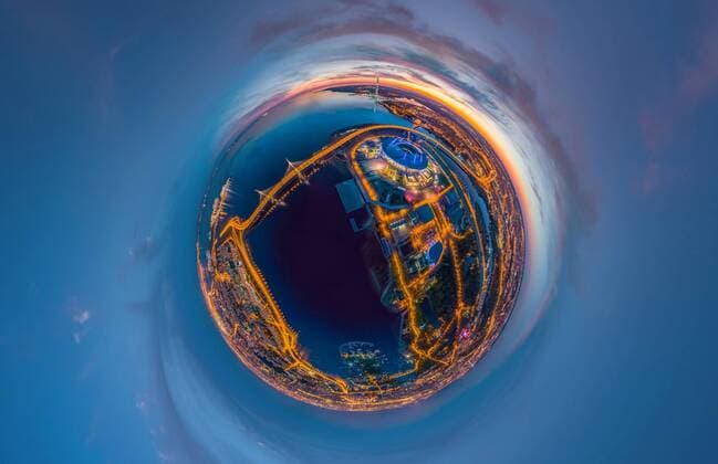 WM 2018 Sportstätte, Sankt-Petersburg-Stadion, Sankt Petersburg Aerial image of Saint Petersburg Stadium, Russia. AirPanoxLLC 