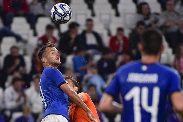 Photo LaPresse - Marco Alpozzi June 4, 2018 Turin ( Italy ) Italy vs Netherlands - friendly match - Allianz Arena Stadium of Turin. in the pic: Domenico Criscito (Italy)  Copyright: xLaPresse MarcoxAlpozzix