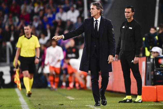 Photo LaPresse - Marco Alpozzi June 4, 2018 Turin ( Italy ) Italy vs Netherlands - friendly match - Allianz Arena Stadium of Turin. in the pic: Roberto Mancini Coach (Italy)  Copyright: xLaPresse MarcoxAlpozzix