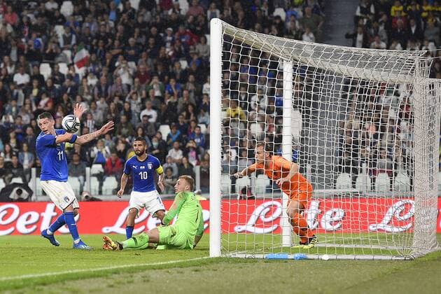 Photo LaPresse - Fabio Ferrari June 4, 2018 Turin ( Italy ) Italy vs Netherlands - friendly match - Allianz Arena Stadium of Turin. in the pic: Ruud Vormer (Netherlands);  Copyright: xLaPresse FabioxFerrarix