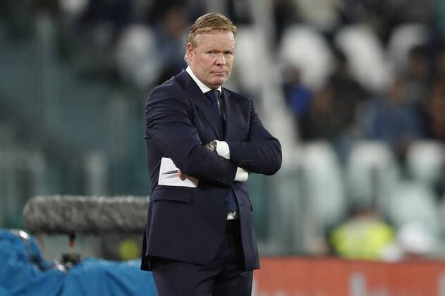 (l-r) coach Ronald Koeman of Holland during the International Friendly Länderspiel match between Italy and The Netherlands at Allianz Stadium on June 04, 2018 in Turin, Italy International friendly match 2017 2018 xVIxVIxImagesx xMauricexvanxSteenxIVx 11131364
