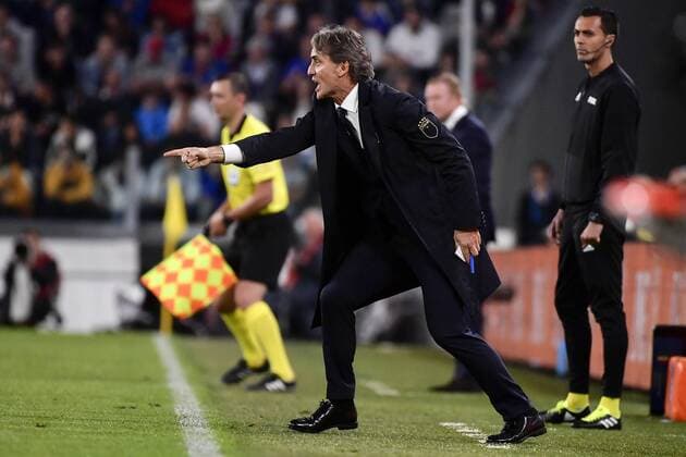 Photo LaPresse - Marco Alpozzi June 4, 2018 Turin ( Italy ) Italy vs Netherlands - friendly match - Allianz Arena Stadium of Turin. in the pic: Roberto Mancini Coach (Italy)  Copyright: xLaPresse MarcoxAlpozzix