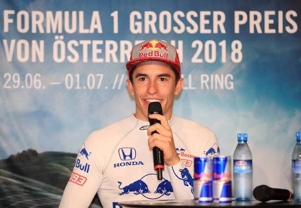 FORMULA 1 - Marc Marquez SPIELBERG,AUSTRIA,05.JUN.18 - MOTORSPORTS, FORMULA 1 - Red Bull Ring, Marc Marquez, press conference PK Pressekonferenz Image shows Marc Marquez (ESP). GEPAxpictures xMarioxBuehner